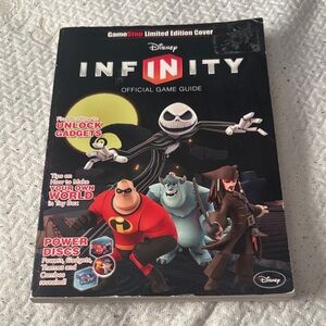 Disney Infinity Game Guide with Black and Red Cover